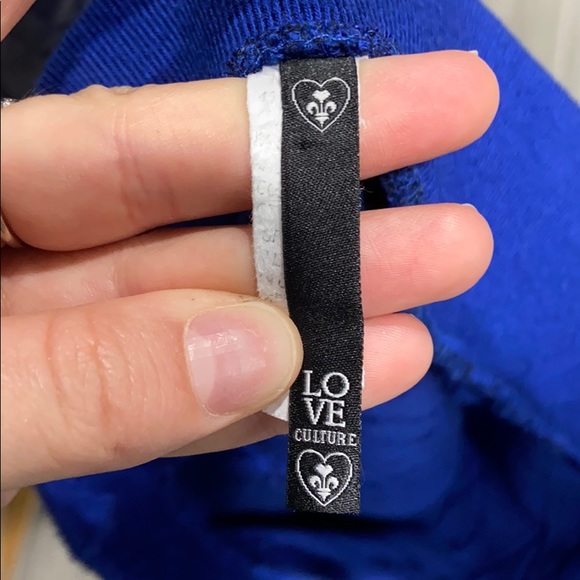 Fitted Royal Blue Mini Pencil Skirt - Picture 3 of 3